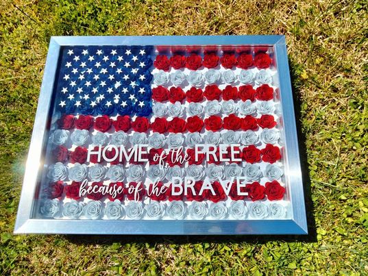 American Flag Shadow box