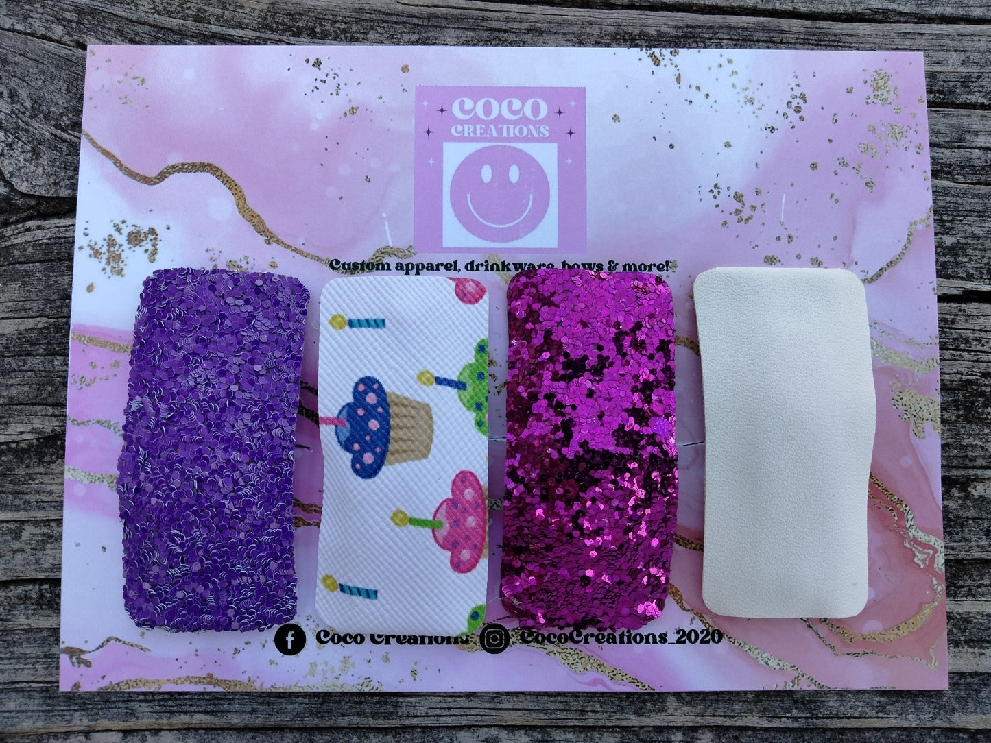 Birthday snapclips set