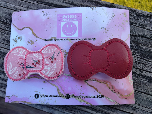 Cherry Duo hairclips
