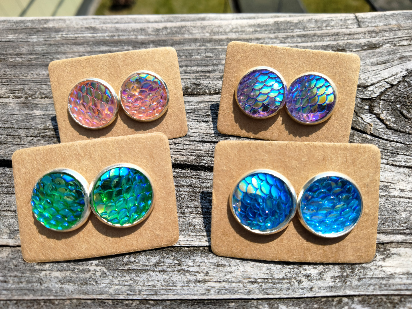 Mermaid Stud Earrings