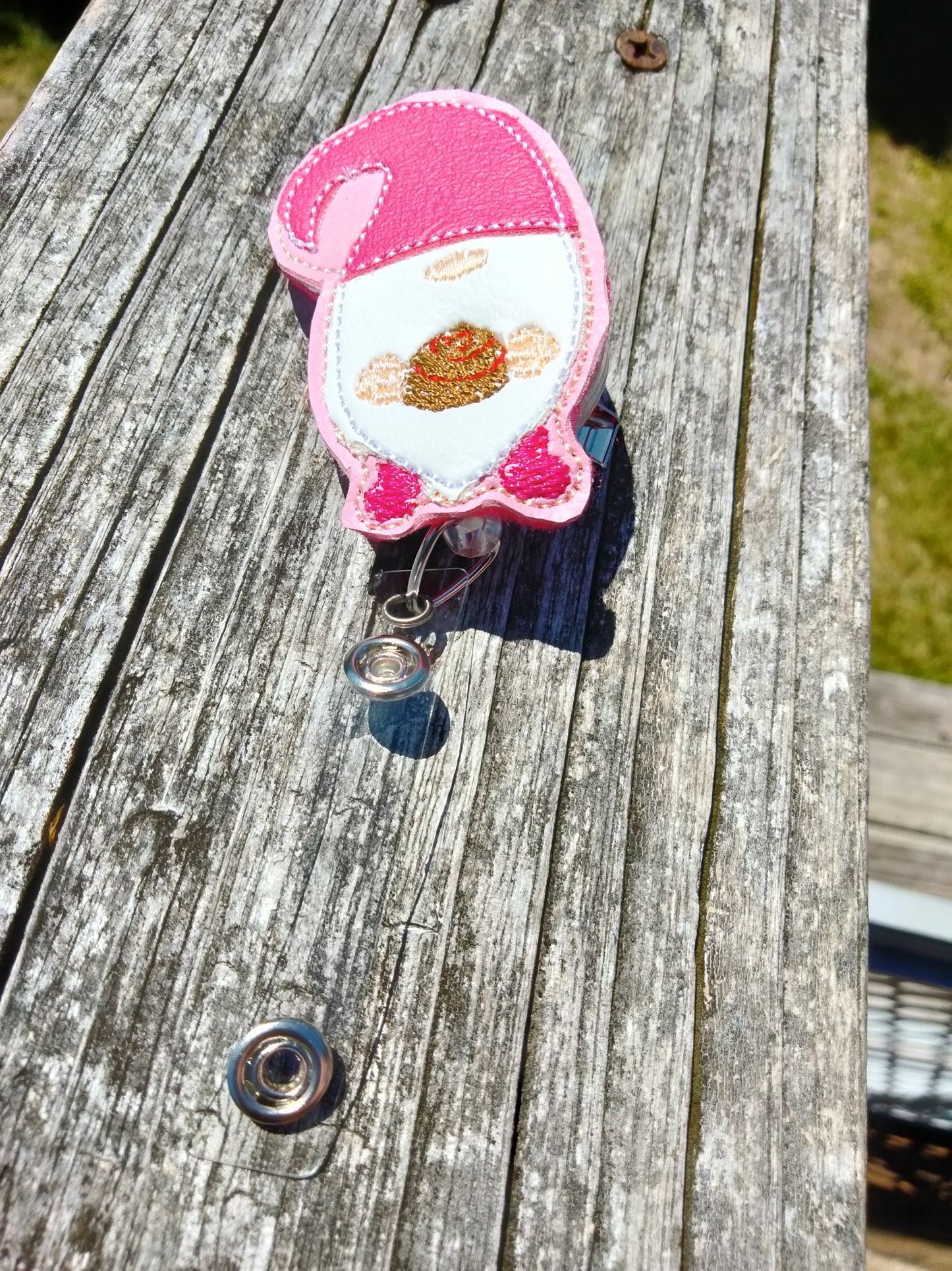 Pink Gnome Badge reel
