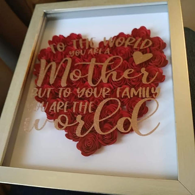 Heart Mother shadow box