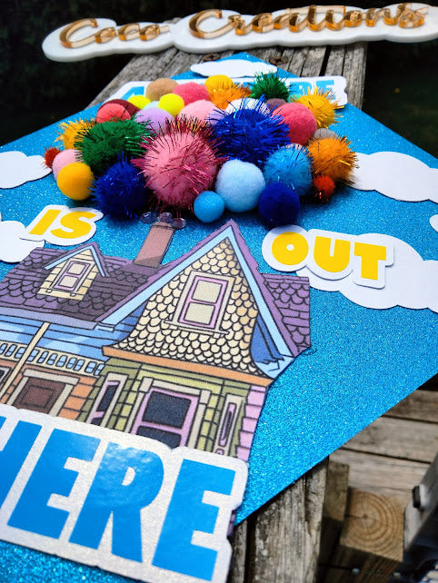 Adventure is up there Graduation Cap Topper